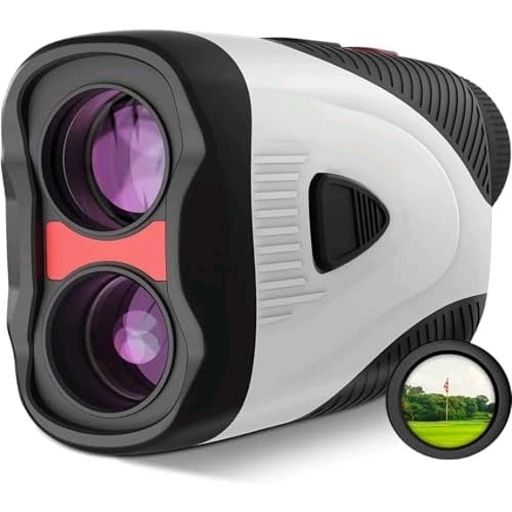 Golf Rangefinder with Slope & Pin Lock Vibration, 1000YD Golf Range Finder, 6X Magnification & HD LCD Rechargeable, with Magnetic Stripe,Laser Range Finder for Golf$$Sport & Recreation Other