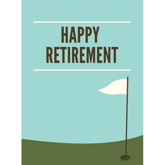 Golf Retirement Guest Book (Hardcover): Retirement book, retirement gift, Guestbook for retirement, retirement book to s, (Hardcover)