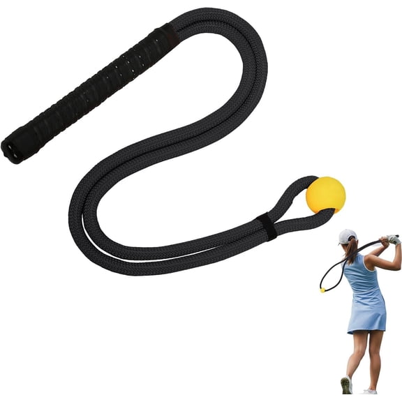 Golf Rope Swing Trainer & Aid Elevate Speed Tempo Flexibility | All-Level Warm-Up for Stronger Swings