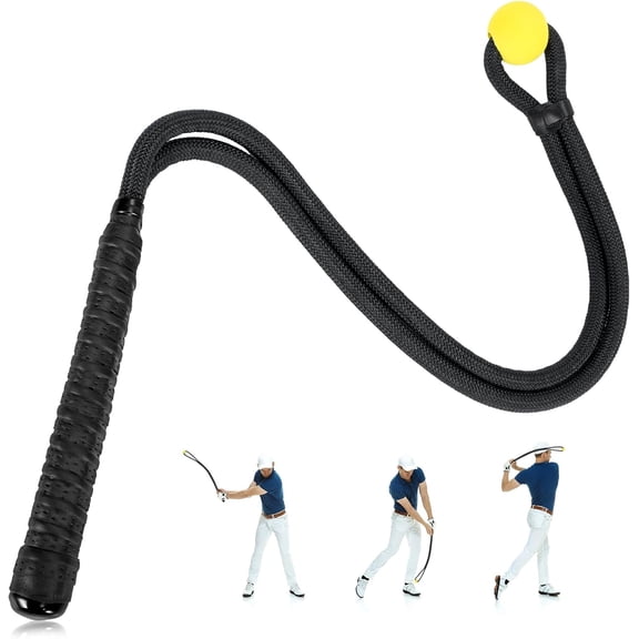 Golf Rope Swing Trainer & Aid Elevate Speed Tempo Flexibility | All-Level Warm-Up for Stronger Swings