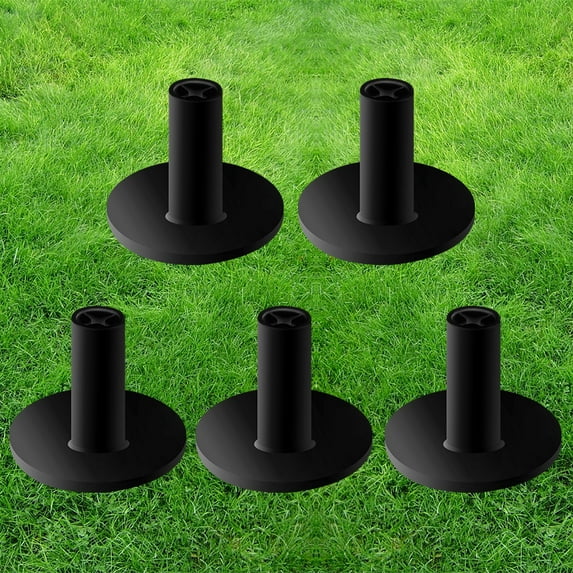 Golf Rubber Tees for Driving Range Mats Value 5 Pack, Mixed Size or 5 Same Size Durable for Practice Mat Top Holder fit Indoor Outdoor
