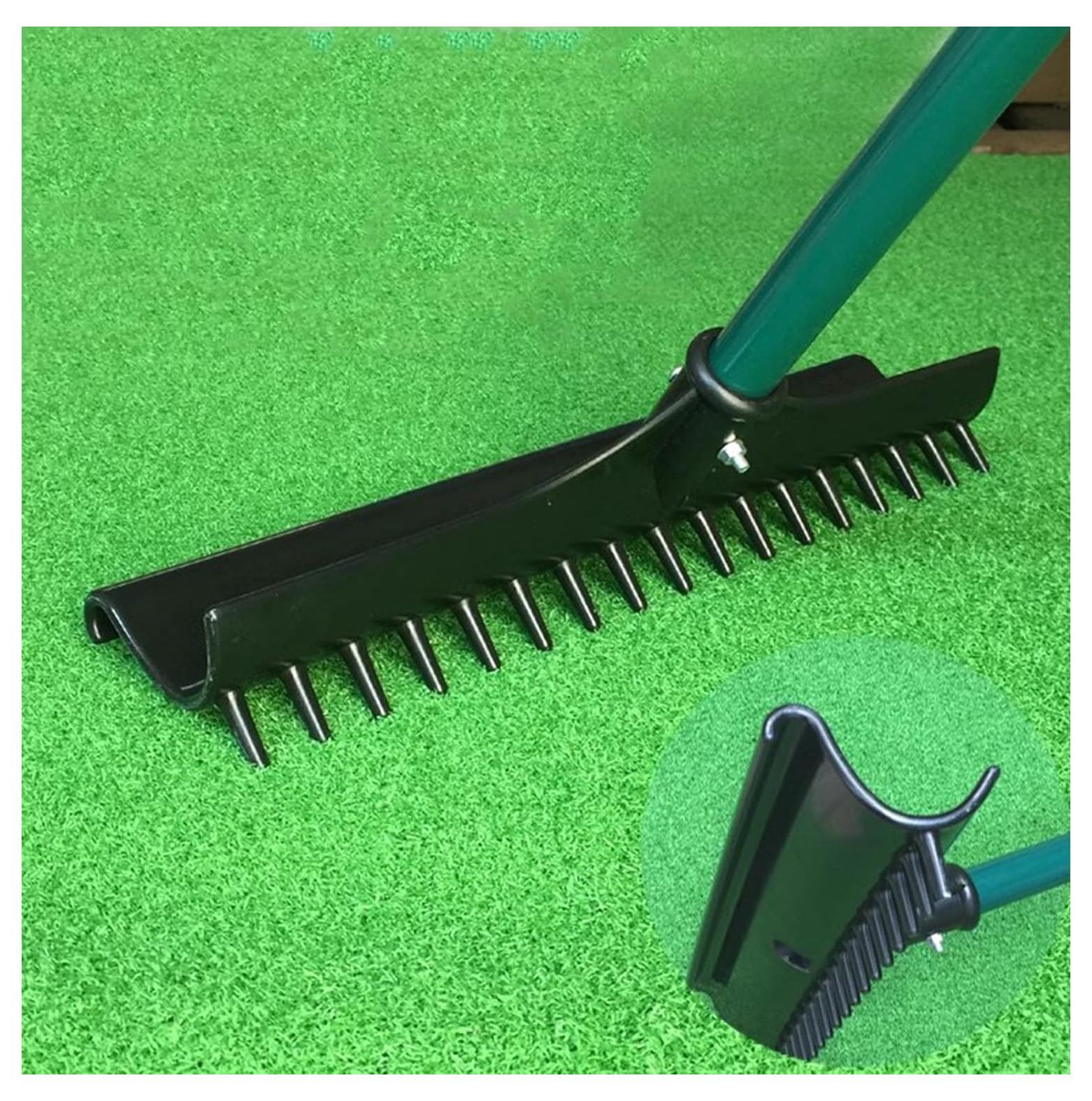 Golf Sand Trap Rakes with Aluminum Handle, S-Shaped Reversible Golf ...