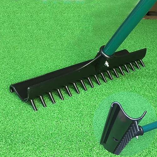 Trap Rake Golf Sand Trap Rakes with Aluminum Handle, S-Shaped Reversible Golf ...