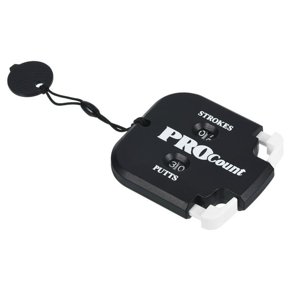Golf Score Counter, 2 Digits Scoring Keeper Mini Golf Shot Stroke Counter, Black White