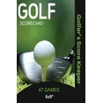 thumbnail image 1 of Golf Scorecard Journal: Log Book To Record &amp; Track Your Golfing Game Performance On The Course, Scores &amp; Stats P, (Paperback), 1 of 1