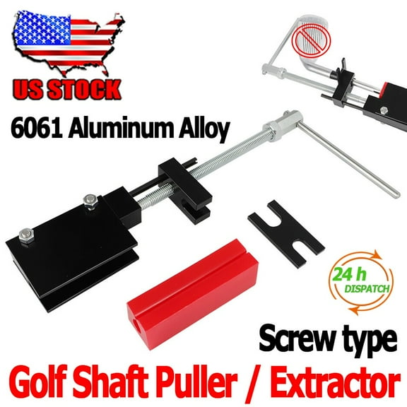 Golf Shaft Puller Extractor For Graphite & Steel Shafts Screw Type Puller Tool