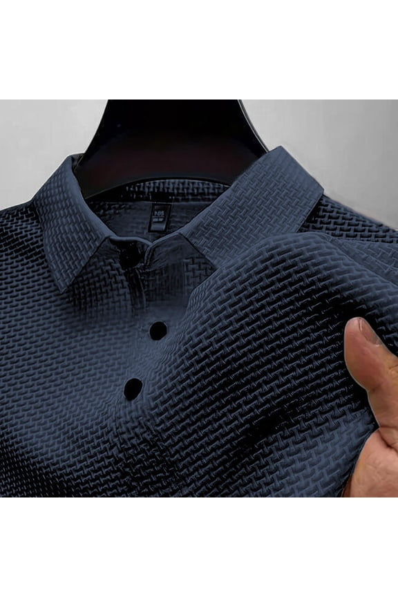 Golf Shirts For Men Polo Dress Shirts For Men Golf Shirt Dry Fit Mens Polo Shirts Short Sleeve Performance Golf Polos Blue XXXL