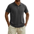 thumbnail image 1 of Golf Shirts for Men Big & Tall M-5X Plus Size Short Sleeve T-Shirts Mens Pullover Button Collared Stretchy Breathable Athletic Workout Tees Tops, 1 of 6