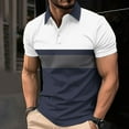 thumbnail image 1 of Golf Shirts for Men Big & Tall S-5X Plus Size Short Sleeve Tees Tops Mens Casual Color Block Pullover Button Collared Athletic Workout Tshirts Shirt, 1 of 5