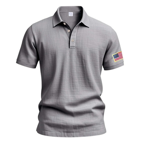 Golf Shirts for Men Funny Polo Vintage Striped Quick Dry Mens Polo T Shirts Casual Contrast Color Polo Shirt Relaxed Fit Casual Golf Tops