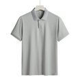 thumbnail image 1 of Golf Shirts for Men Sun Protection Summer Cool Ice Silk Short Sleeve T-Shirt Pullover Business Casual Tops, 1 of 5