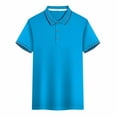 thumbnail image 1 of Golf Shirts for Women Dressy Short Sleeve Button Lapel Moisture Wicking Business T-Shirts Casual Loose Color Block Collared Basic Workout Tops, 1 of 8