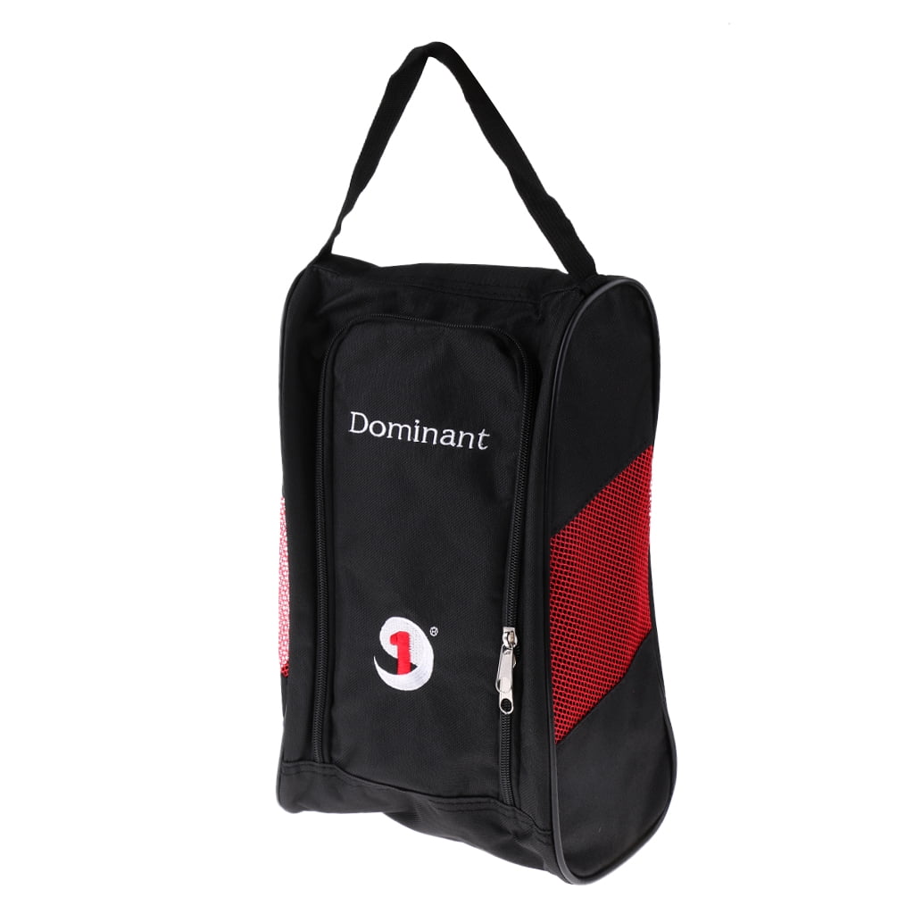 Golf Shoes Bag Waterproof Nylon Women Men Handbag Storage Case Red