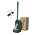 thumbnail image 1 of Golf Silicone Toilet Brush Long-Handled Wall-Mounted Cleaning Brush With Triangular Golf Brush Head For No Dead-End Toilet Cleaning, Tpr Bristles That Are Hair-Resistant And Easy, 1 of 6