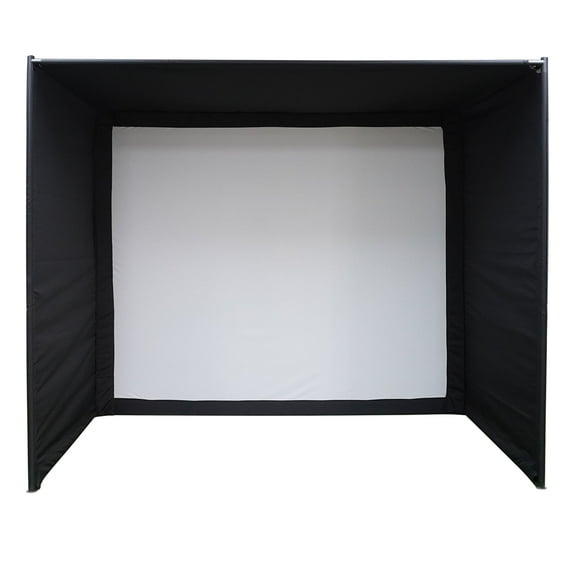 Golf Simulator Enclosure DIY  [13'1'' x 9'10'' x 9'10''] Golf Impact Screen Enclosure Golf Practice Net Golf Easy Setup