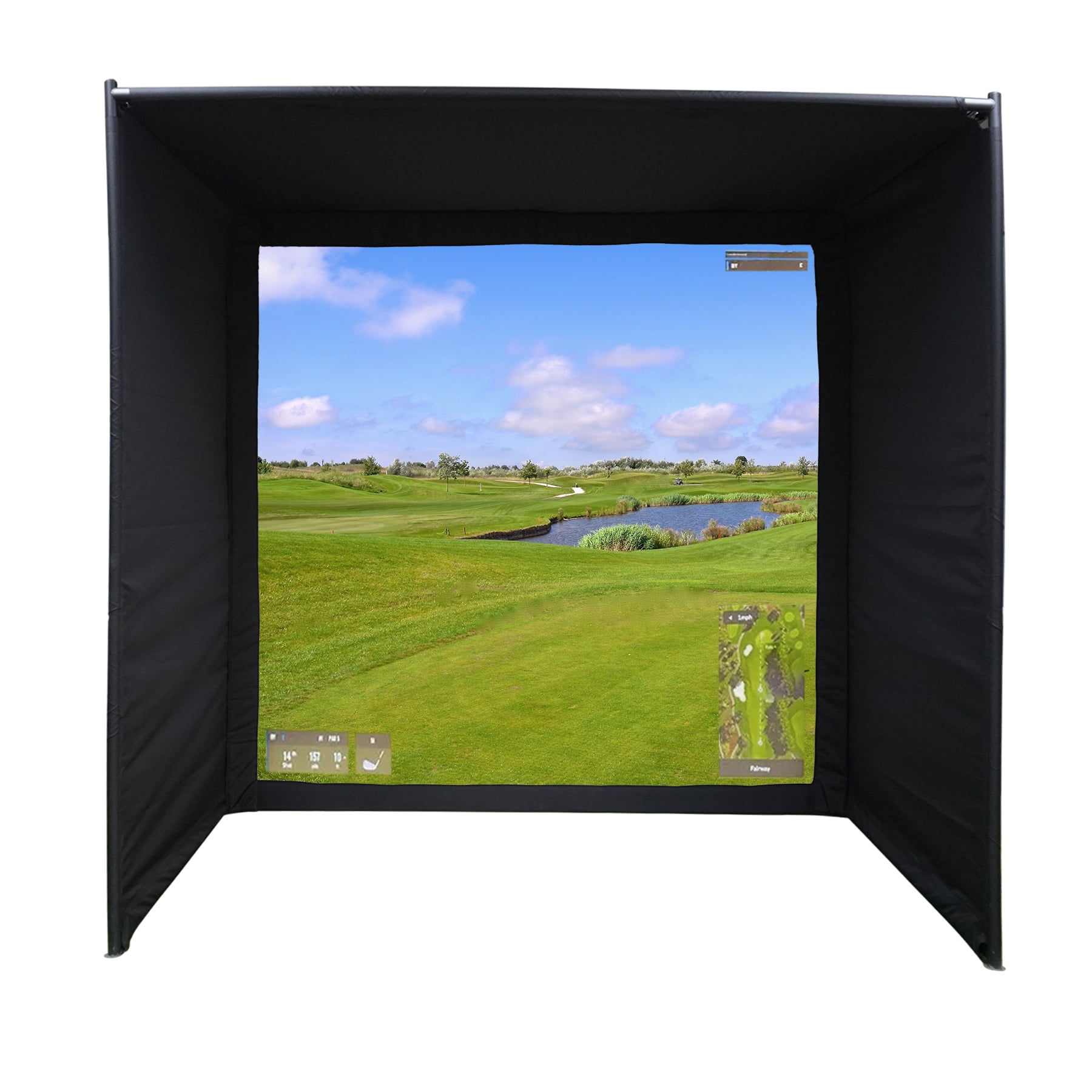 Golf Simulator Enclosure DIY [9'10'' x 4'11'' x 9'10''] Golf Impact ...