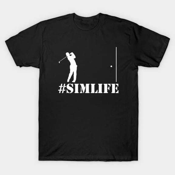 Golf Simulator Indoor Golfing Player Sport Hobby Virtual Reality Game Fan Unisex T-Shirt