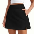 thumbnail image 1 of Golf Skirts for Women Athletic Stretch Fit A-Line Short Mini Tennis Skirts with Side Pockets, 1 of 8