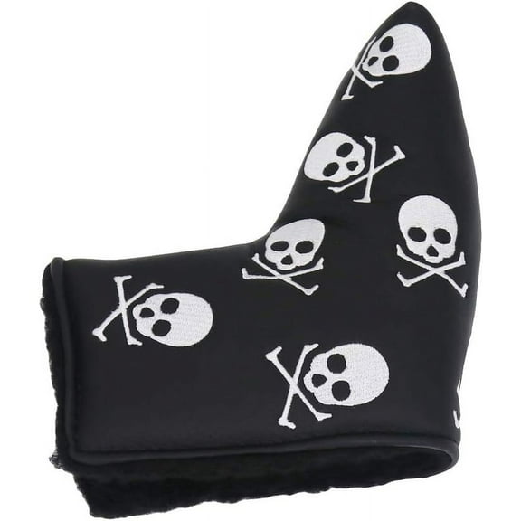 Golf Skull Headcover Skull Design Putter Cover Blade Head Cover for Scotty Cameron Taylormade Odyssey