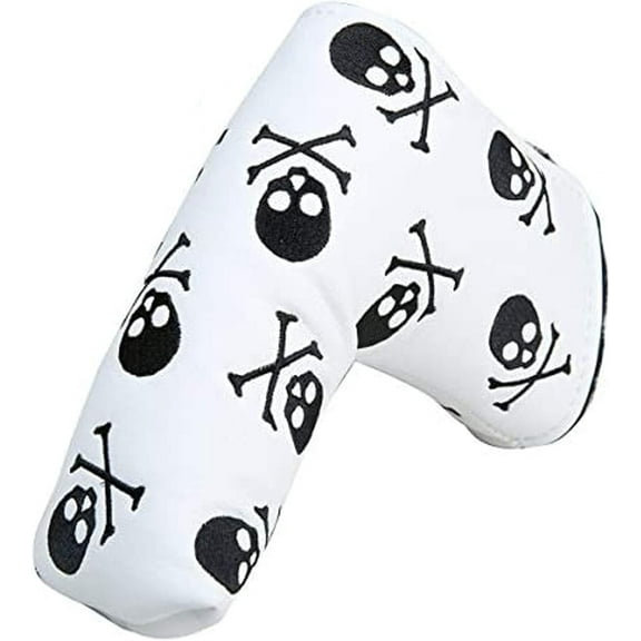 Golf Skull Headcover Skull Design Putter Cover Blade Head Cover for Scotty Cameron Taylormade Odyssey