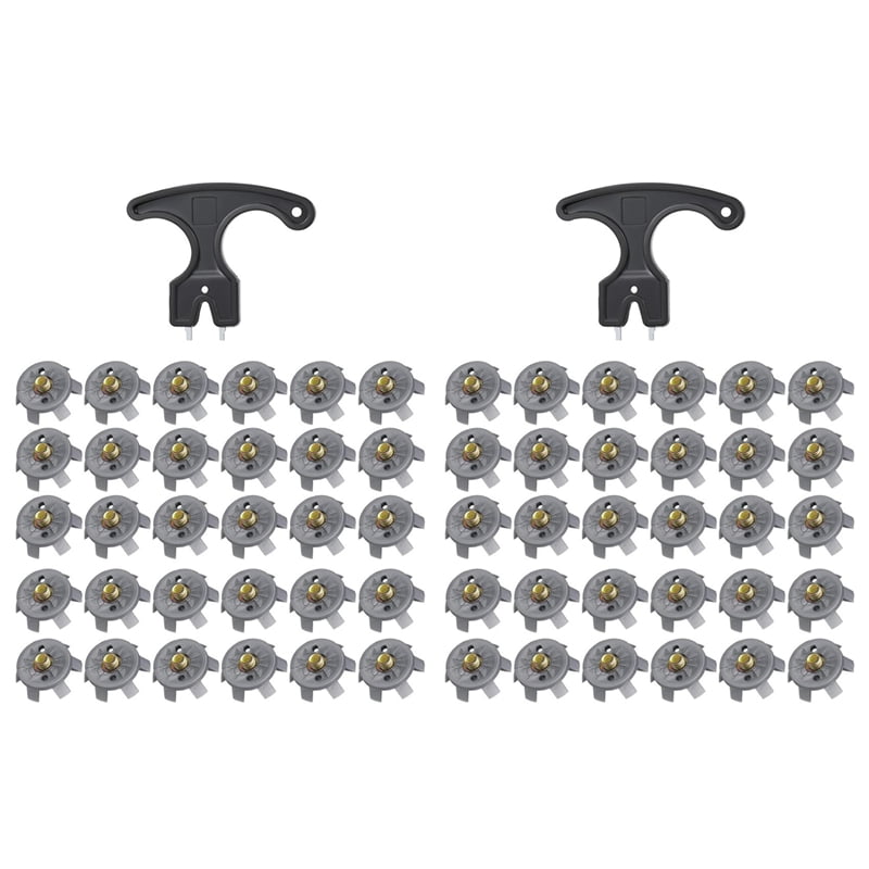 Golf Spikes Set Includes 60 Pcs Cleats Replacement Spanner Metal Thread ...