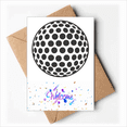 thumbnail image 1 of Golf Sport Simple Geometry Pattern Welcome Back Greeting Cards Envelopes Blank, 1 of 4