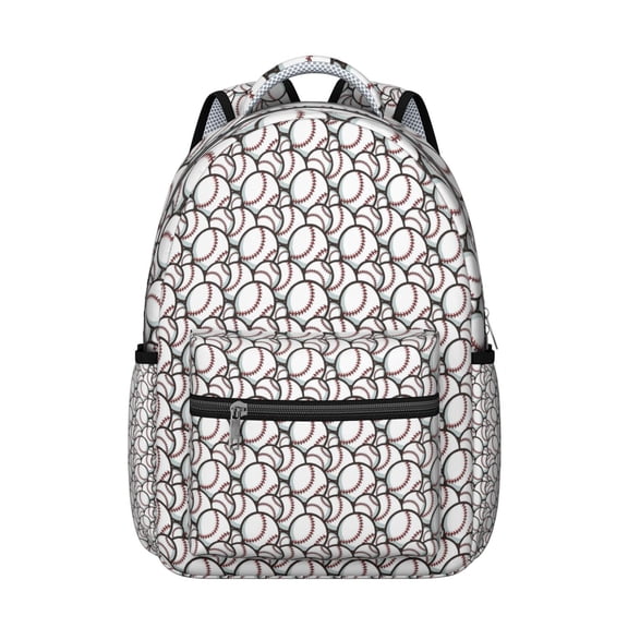 Golf Sports Students Backpack Baseball Football Soccer Basketball Ball Game School Bag, Comfortable and Lightweight for Student and Teens