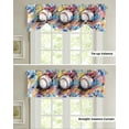 thumbnail image 1 of Golf Sports Theme Kitchen Curtains Balcony Adjustable Roman Blinds Small Short Curtain for Living Room, 1 of 6