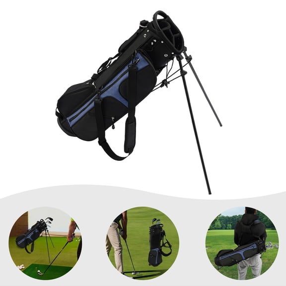 Golf Stand Bag Portable Lightweight Golf Carry Club Bag w/ 3 Dividers &5 Pockets