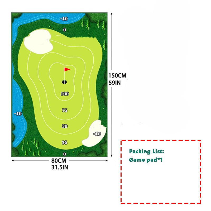 Golf Swing Mat, Golf Club Game, Golf Chipping Mat - Walmart.com