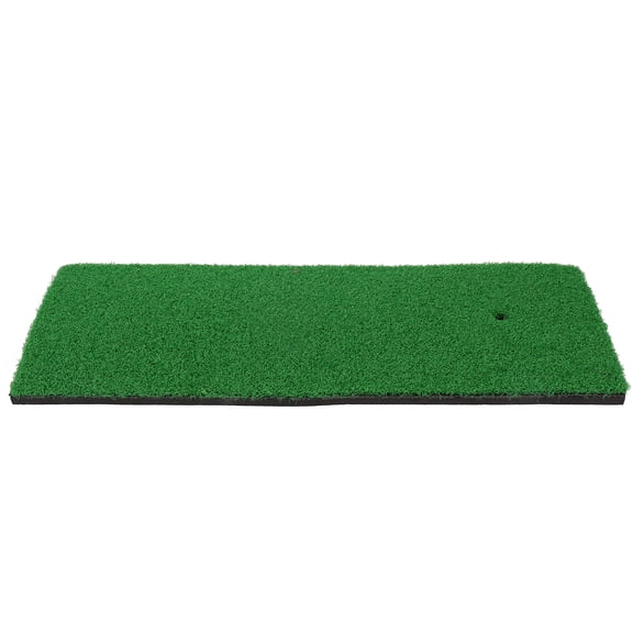 Golf Swing Practice Mat Indoor Backyard Training Mat with Non-Slip SBR Base and Realistic PP Artificial Grass 19.7 x 7.9 Inches / 50 x 20 cm