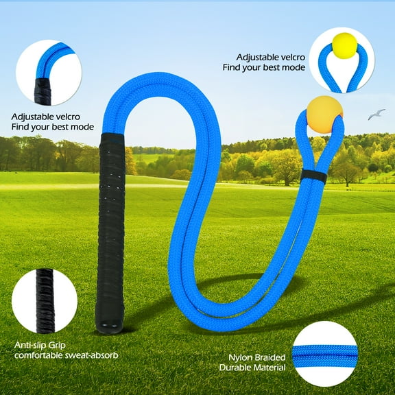 Golf Swing Rope Trainer - Professional Training Aid for Swing Improvement & Tempo Mastery, Warm-Up Practice for All Levels