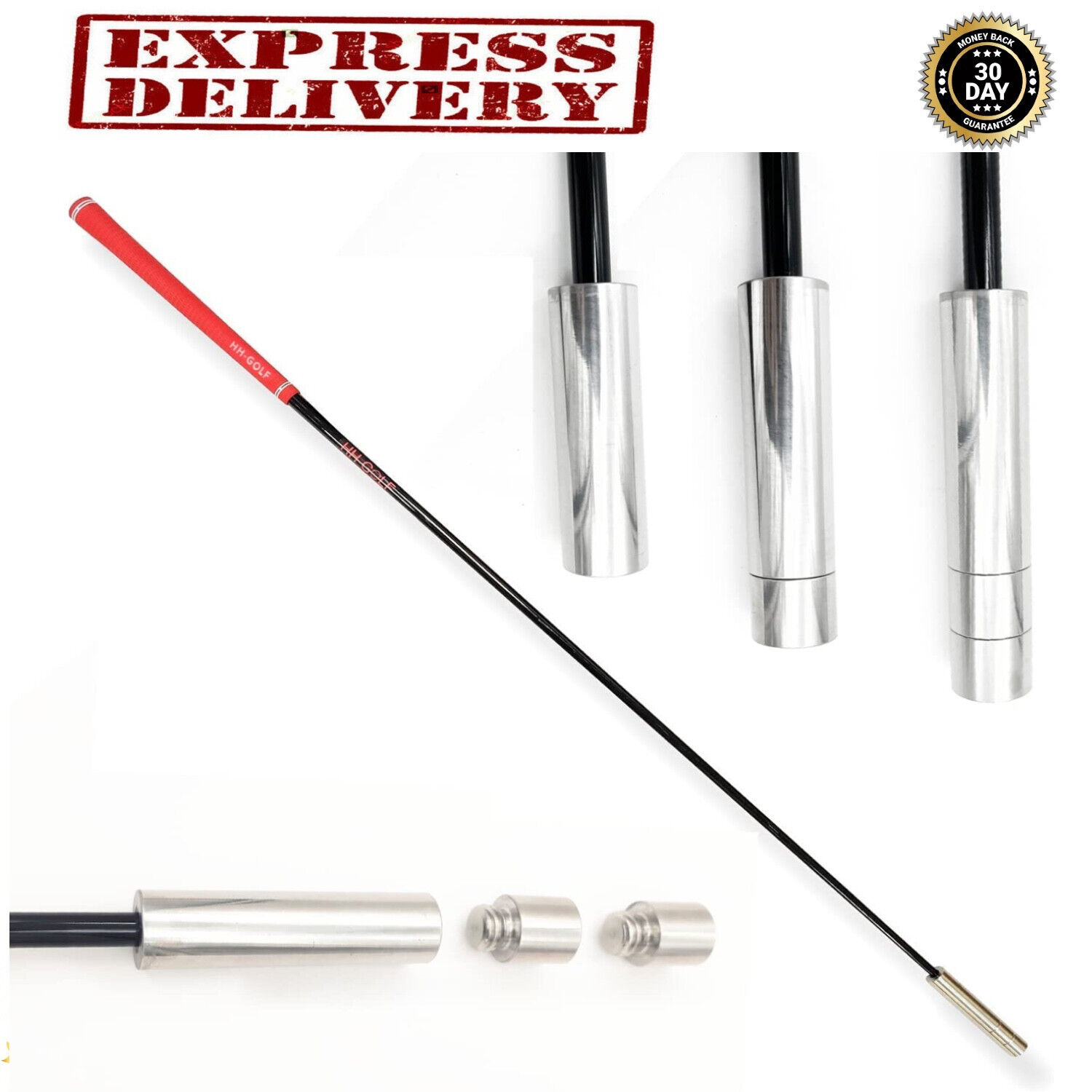 Golf Swing Speed Trainer Adjustable Overspeed Stick Tempo Training Aid