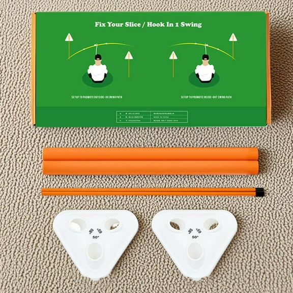 Golf Swing Trainer Adjustable Angle Golf Swing Correction Path 3-way Indicator Stick Swing Plane Triangle Plate For Golf Swing Aid