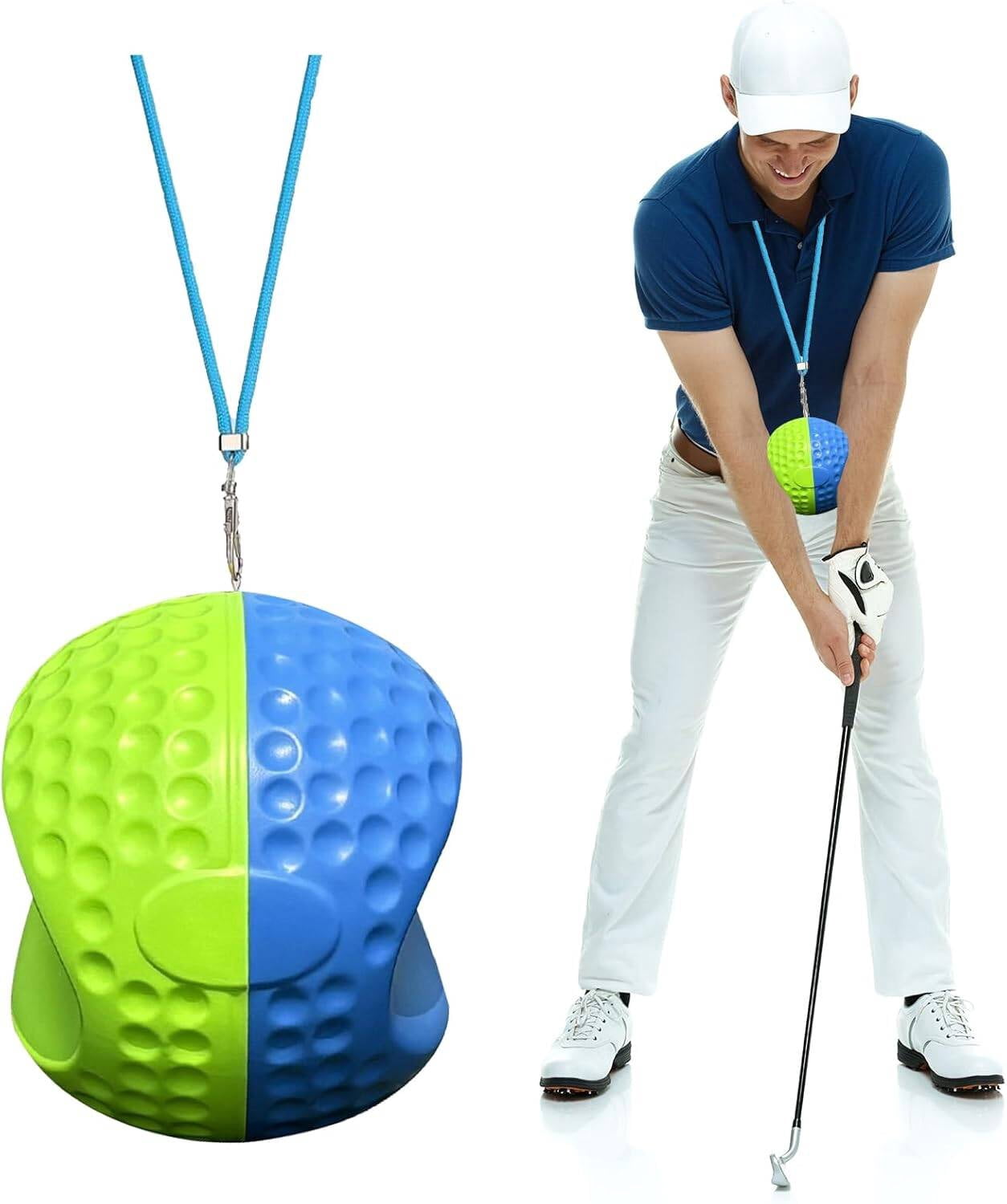 Golf Swing Trainer, Ball Posture and Motion Corrector Training Aid, Ideal for Beginners（M ...