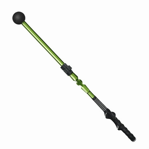 Golf Swing Trainer Exerciser Aid Adjustable Golf Training Aid for Improve Hinge Forearm Rotation Shoulder Turn Green