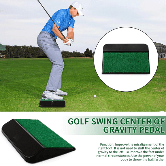 Golf Swing Trainer Wedge for Alignment Correction Leg Pedal | Golf Foot Wedges, Golf Training Aid Alignment,Golf Foot Wedge for Swing Impact and Alignment Correction