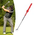 thumbnail image 1 of Golf Swing Training Aid Set- Retractable Golf Grip Swing Trainer& Arm Band, Indoor Outdoor Golf Practice Warm Up Stick, 1 of 3