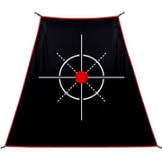 Golf Target Cloth Replacement, 5.7x4.7x2.7 FT 170g Fleece with S-Hooks and Ropes for Backyard and Garage Practice