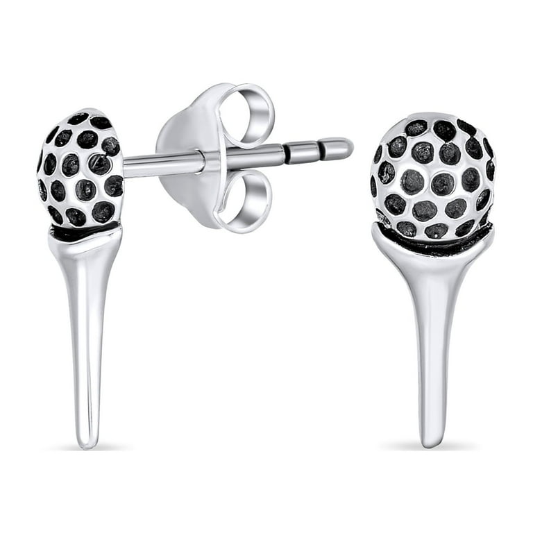 Golf ball earrings shop