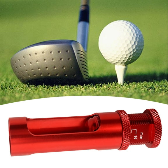 Golf Tee Height Setter Tee Height Adjuster Precise Tool Training Helper Hitting Accuracy Aid for Husband Father Boyfriend Tournament Professionals natural