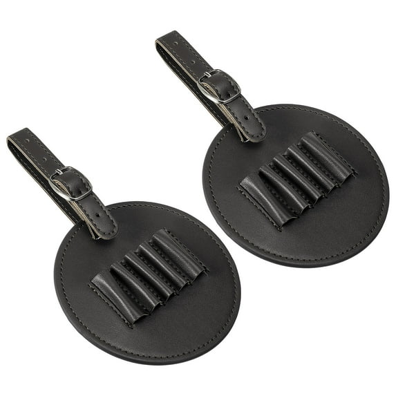 Golf Tee Holder Carry Pouch Bag for Women Men Belt Storage, Black 2 Pack