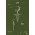 thumbnail image 1 of Golf Tee Patent Art Print, 1 of 1