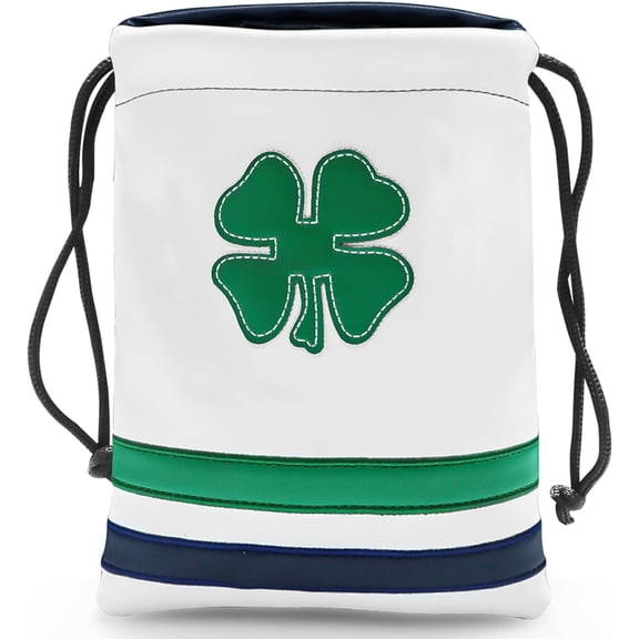 Golf Tee Pouch with Drawstring Closure, Leather Golf Valuables Pouch, Golf Ball Tee Handbag Portable Golf Accessories for Men Women