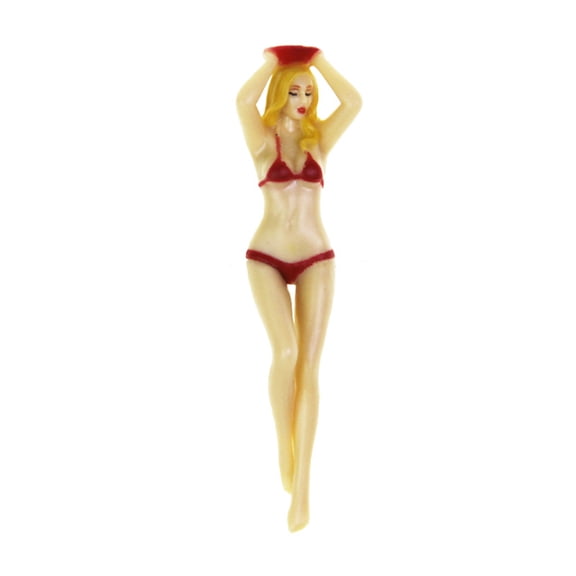 Golf Tee, Red Bikini Model Shaped, 1 Piece Single Pack, Fun Novelty Gift for Male Golfers Outdoor Golf Course Training and Leisure Playing