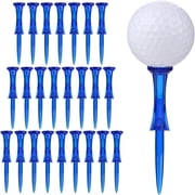 Golf Tees 3-1/4  50 Pcs Plastic Golf Tees Reduced Friction & Side Spin Professional Unbreakable Golf Tees Durability and Stability Golf Tee