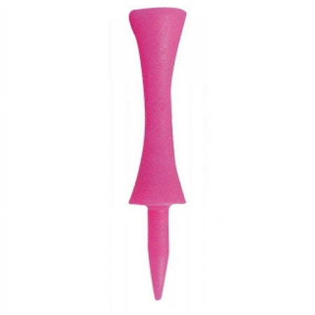 Golf Tees Etc 2 3/8" Pink Plastic Step Down Golf Tees (100 Count)