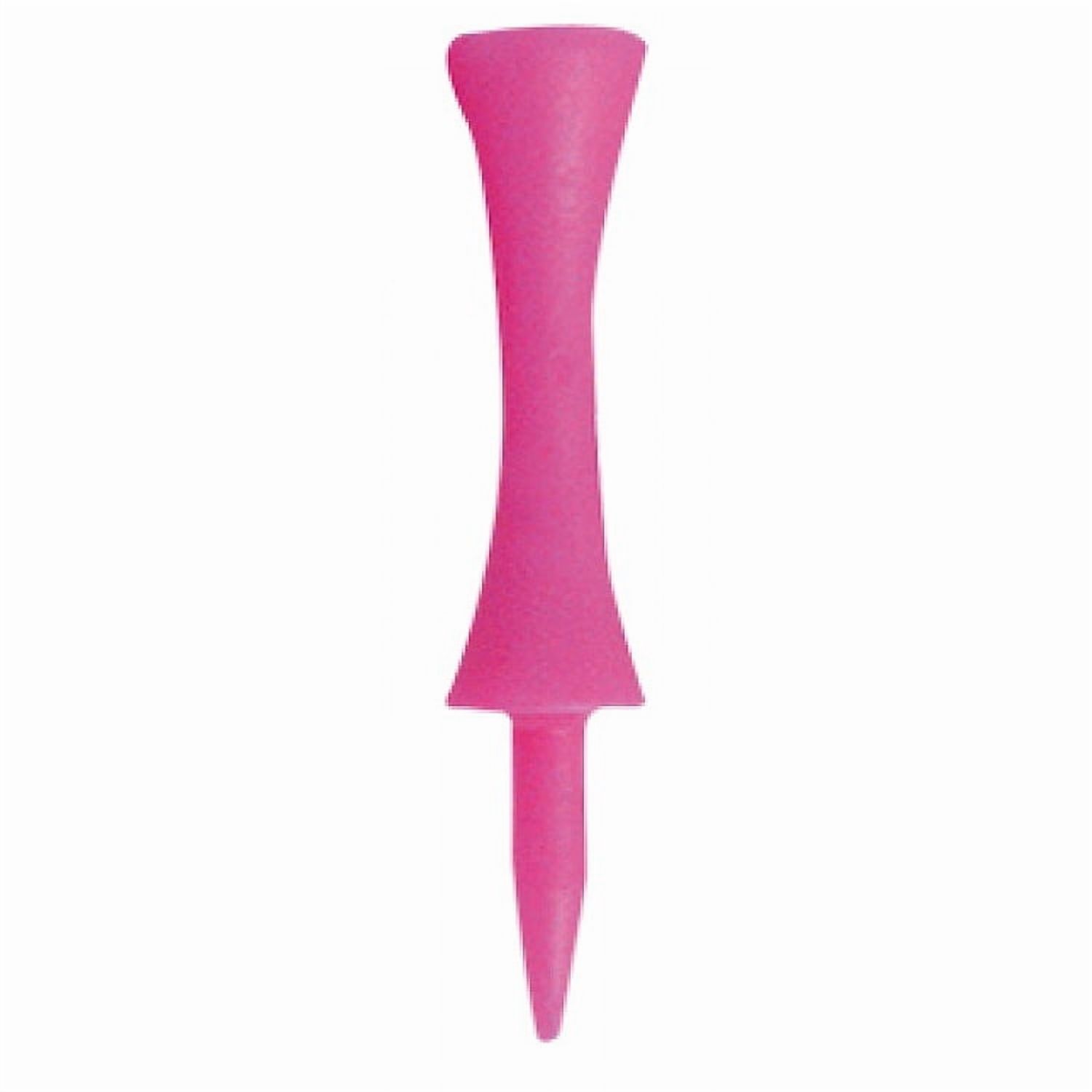 Golf Tees Etc 2 3/8" Pink Plastic Step Down Golf Tees (200 Count)