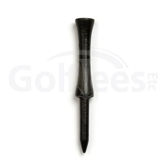 Golf Tees Etc. Step Down Black Color Golf Tees 3 1/4" Inch Strong & Light Weight Accessory Tool For Golf Sports - (200 Of Pack)