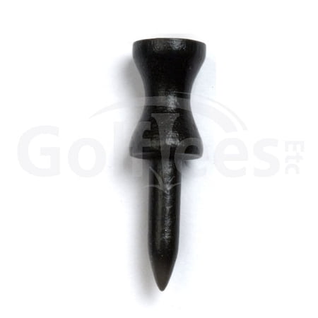 Golf Tees Etc Step Down Black Golf Tees 1 1/2" Inch Strong & Light Weight Accessory Tool For Golf Sports - (200 Of Pack)